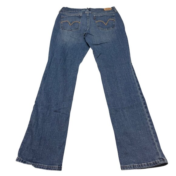 Levis Womens 505 Straight Leg‎ Jeans Size 6 Classic Blue Denim - Picture 2 of 16